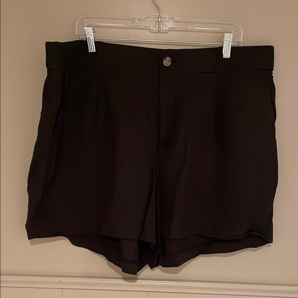 Torrid Linen Black Women's Dress Shorts